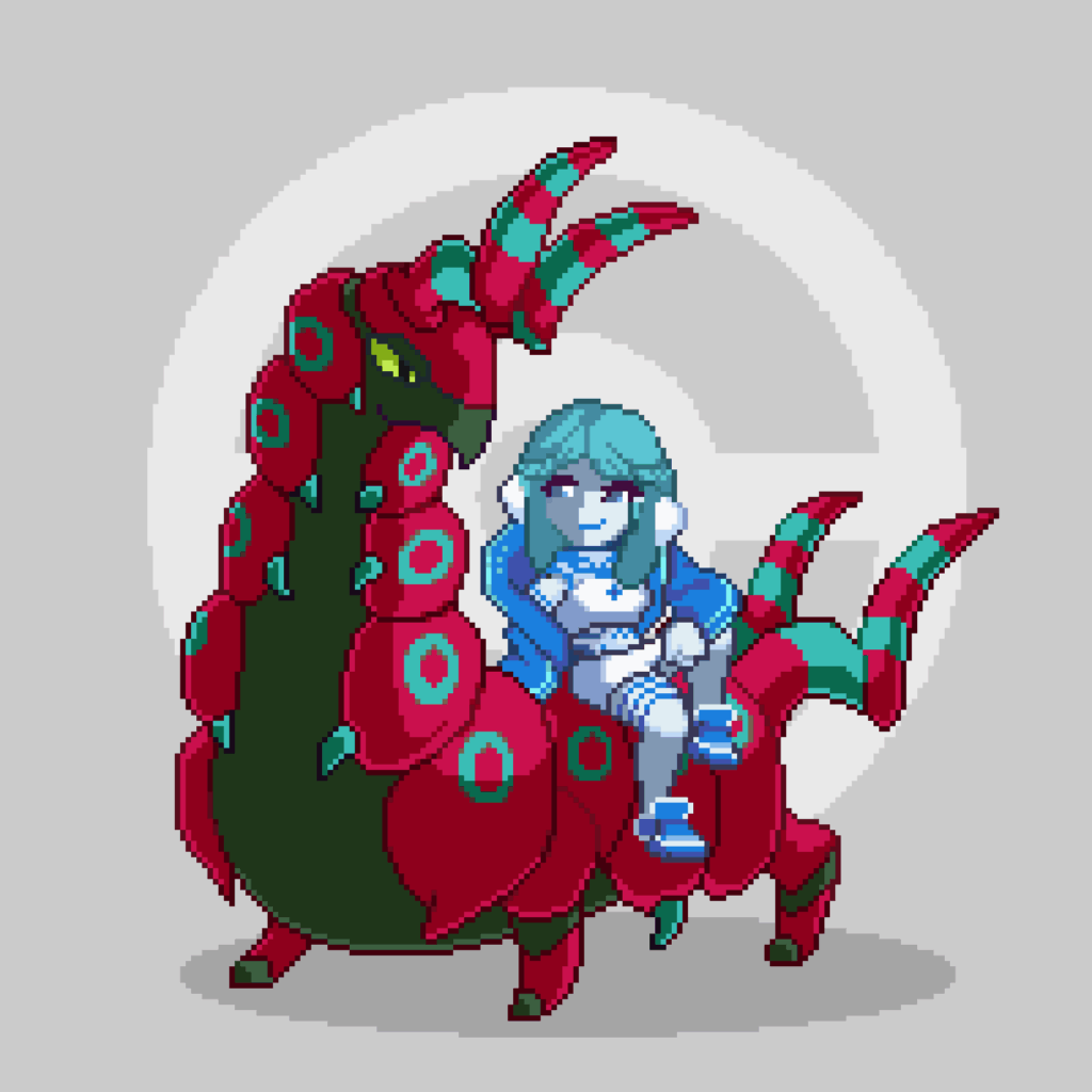 my latest pokemon pixel art commission