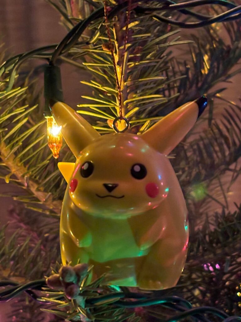 Fat Pikachu is on the Tree