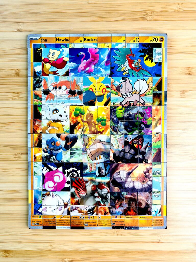 I made this fighting type Pokémon mosaic. What should I do next?