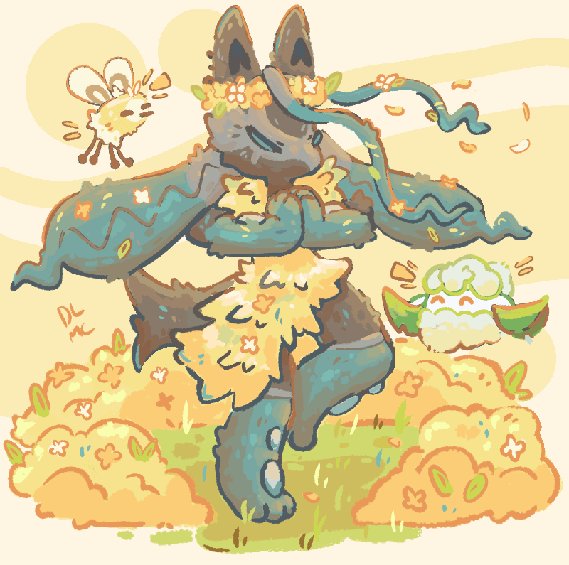 Mega Lucario Z in my style [OC]