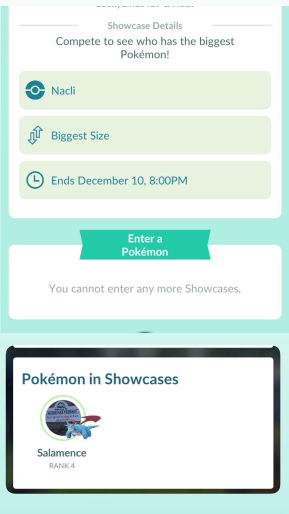 Is there a new limit on showcases?