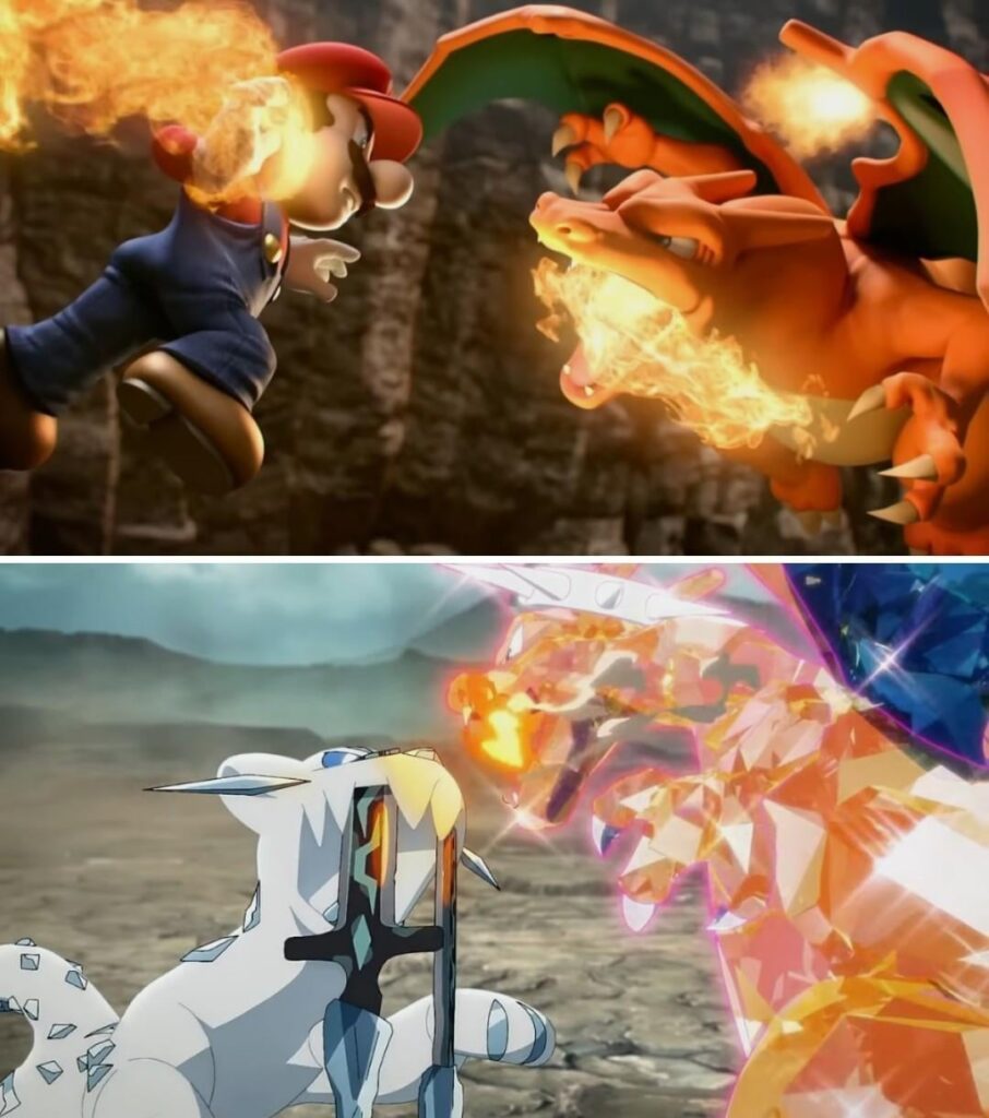 Greninja's Smash reveal and N's TCG reveal are practically twins.