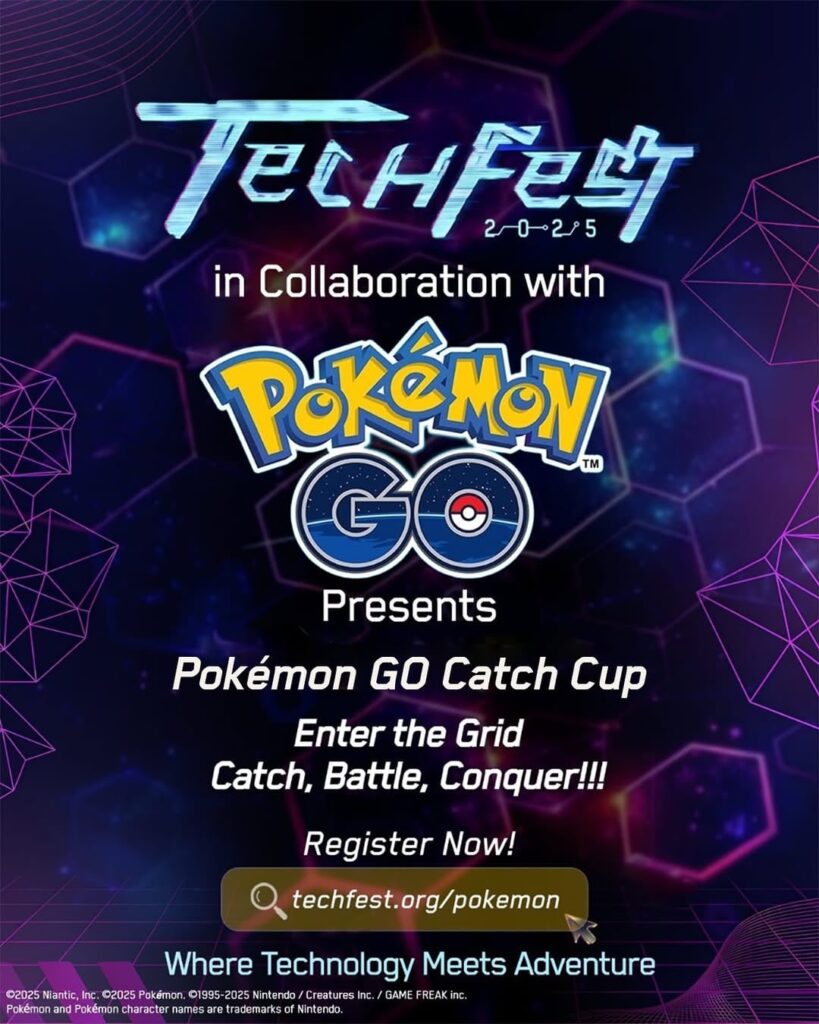 Techfest IIT Bombay x Pokémon Go catch cup