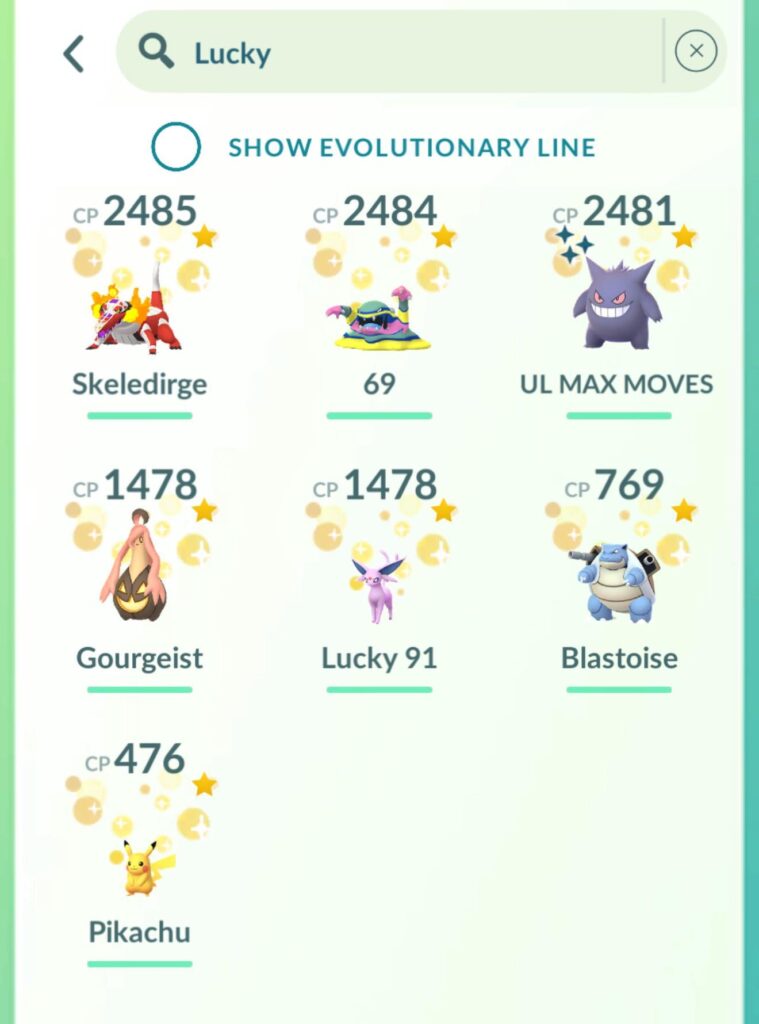 Show your lucky collection!