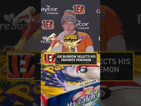 NFL QB Joe Burrow reveals his favorite Pokemon