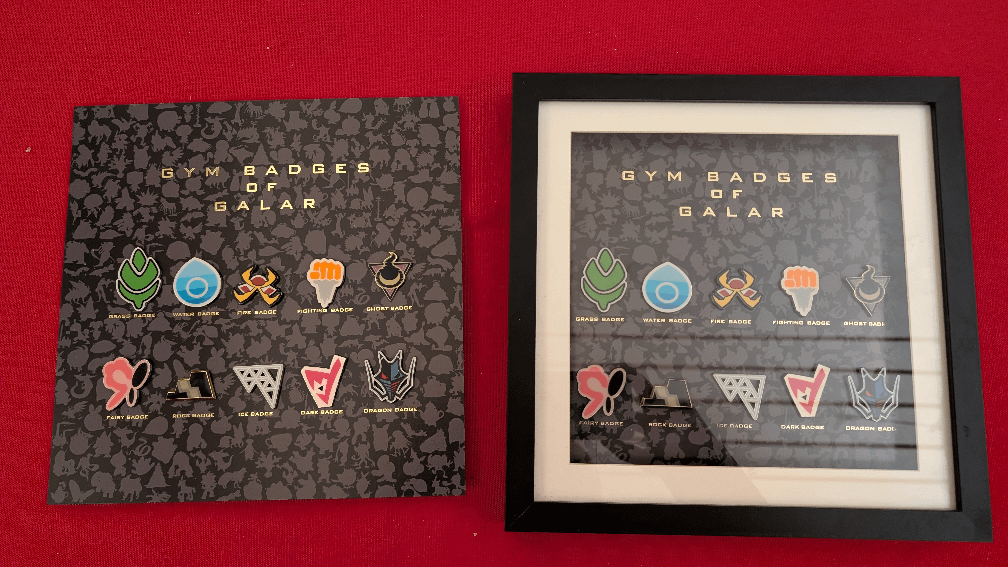 I made a composition of silhouettes for my TCG pins and got it foil printed