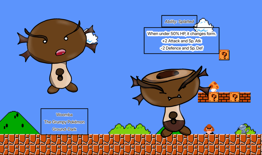 Mario Fakémon Number 1 - Goomba