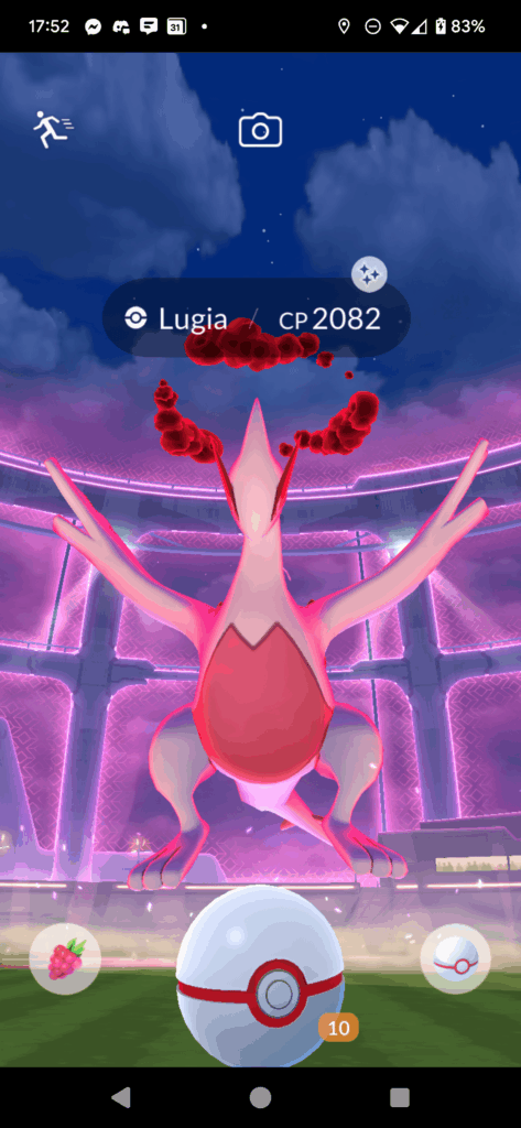 Shiny Dynamax Lugia confirmation