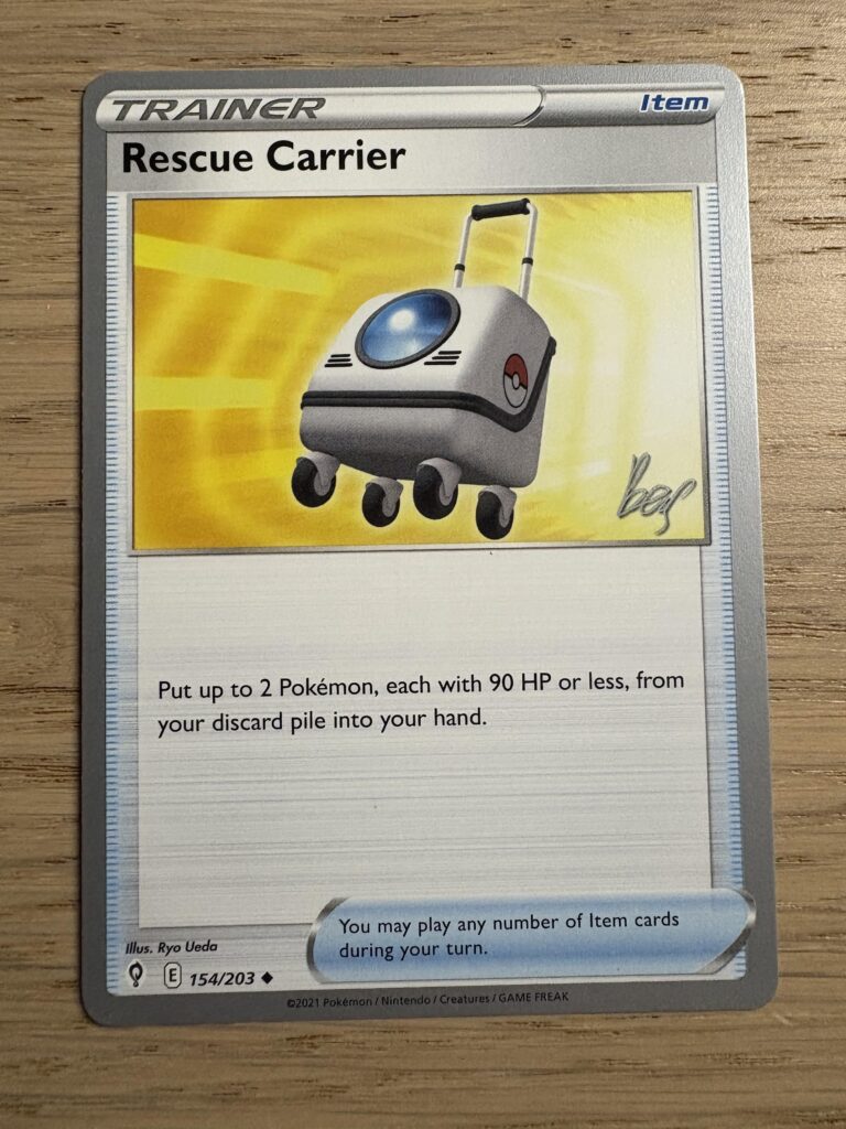 Can’t find this card with signature