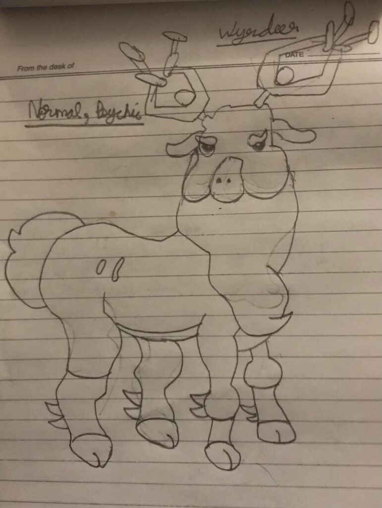 [OC] Hisuian form fanart i made almost 5 years ago!