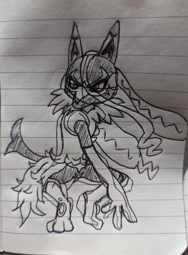 Drew some art to help hype up Pokemon Legends Z-A's Mega Dimension dlc launch!!