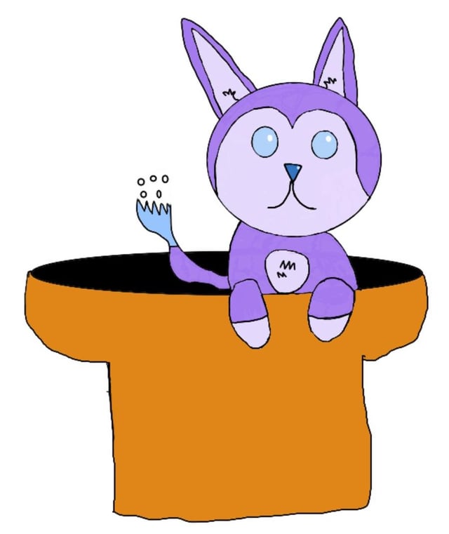 Random Pokémon ice and ghost type cat Pokémon named frigikit