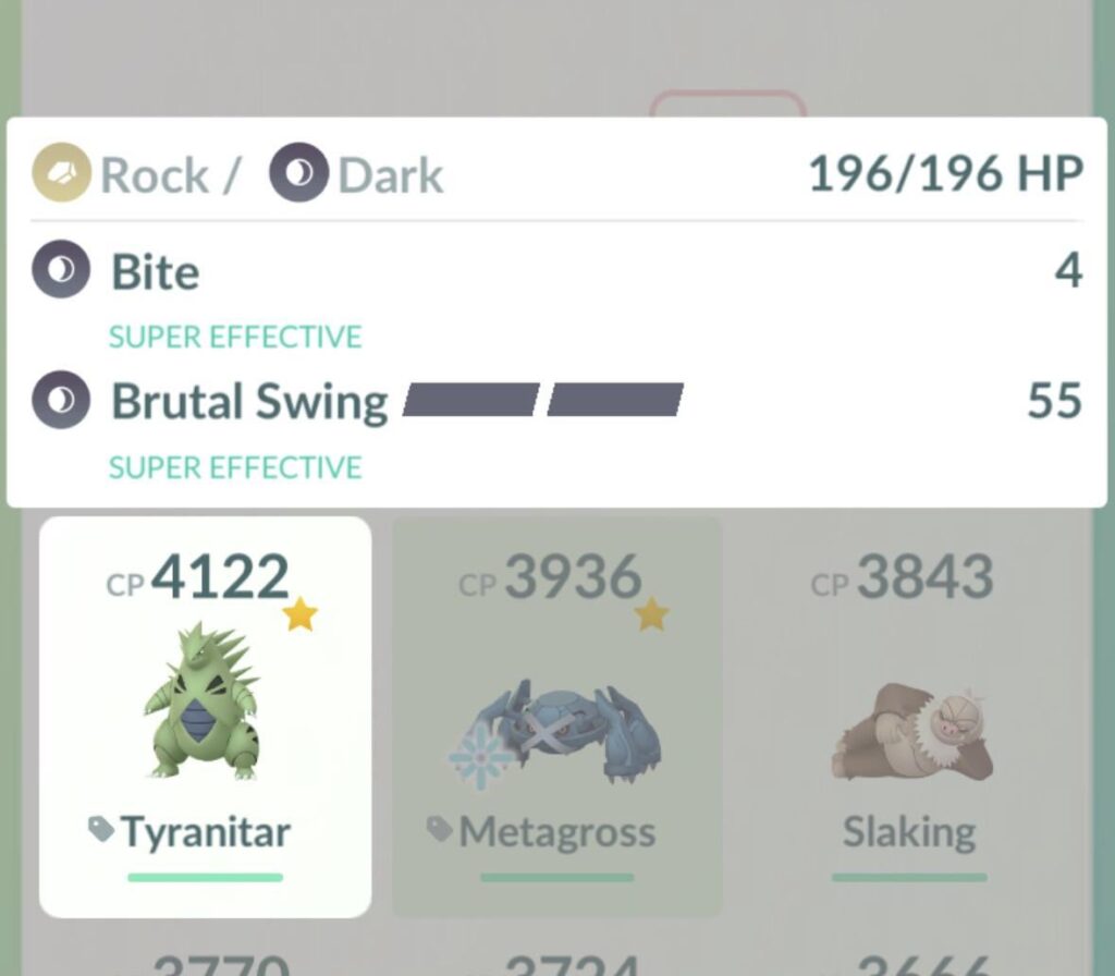 TIL you can preview Pokémon for battles