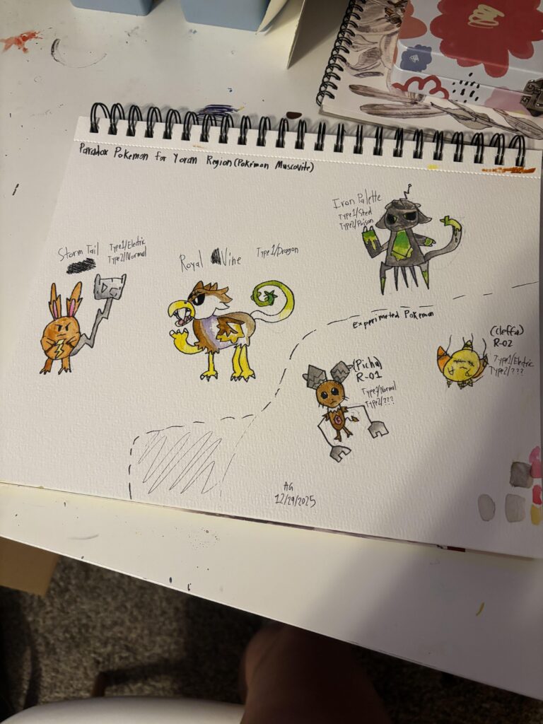 Made some paradox and experimented pokemon for my Yoran Region!