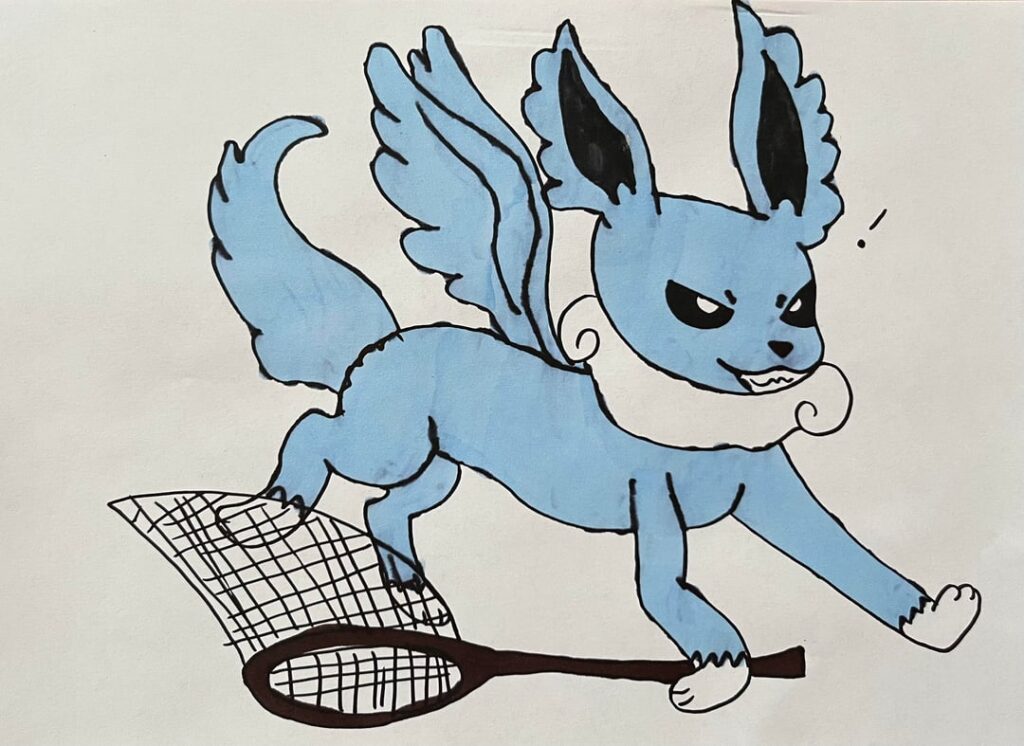 (OC) My younger sister’s own Flying type Eeveelution
