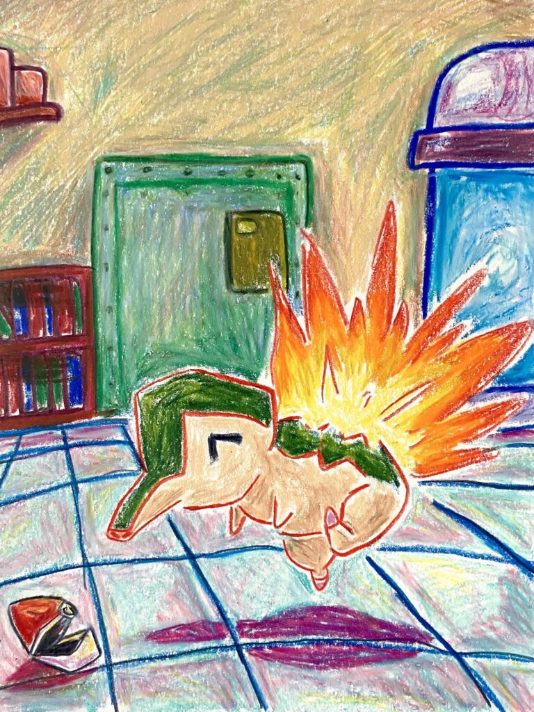 A little Cyndaquil doodle✨✌️