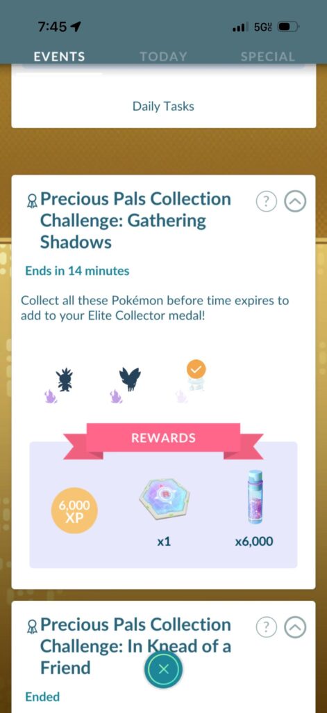 Rough… Hardest collection challenge in a while