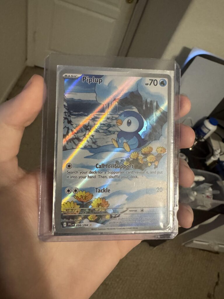 Pulled the piplup the other day!