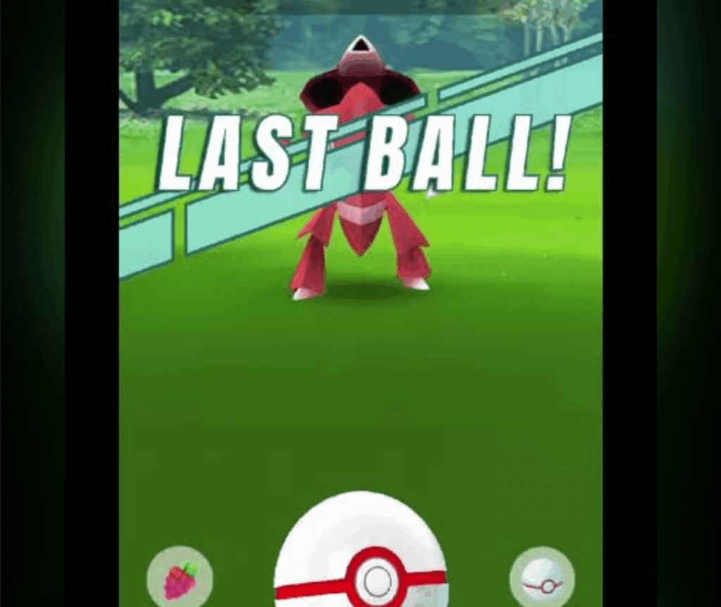 New Last Ball animation for raid bosses - and a perfect Burn Drive Genesect 🥹