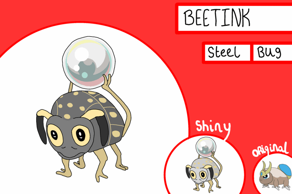 Two different desert bugs from two different families- and two different playstyles between them! Meet the Beetink Line and Tremaw Line, both found in the desert of Penevai!