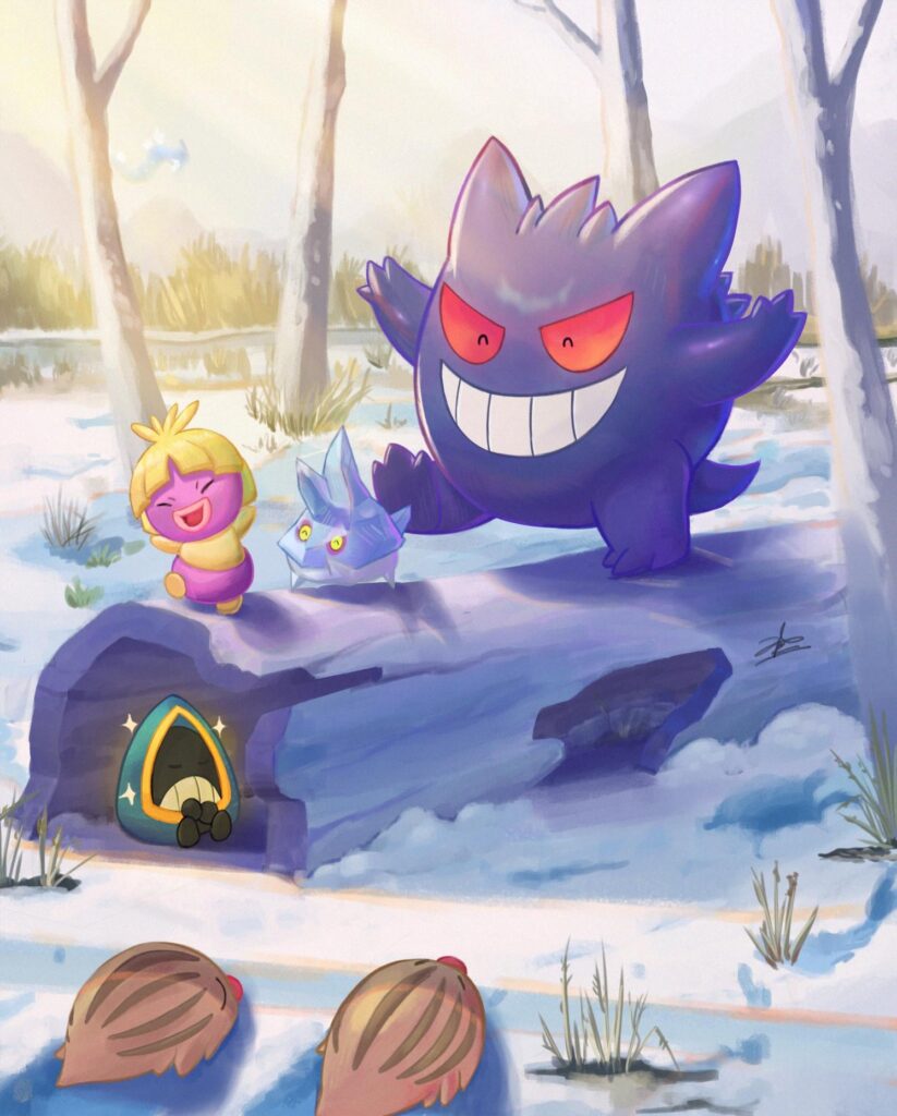 Enjoying the cold weather