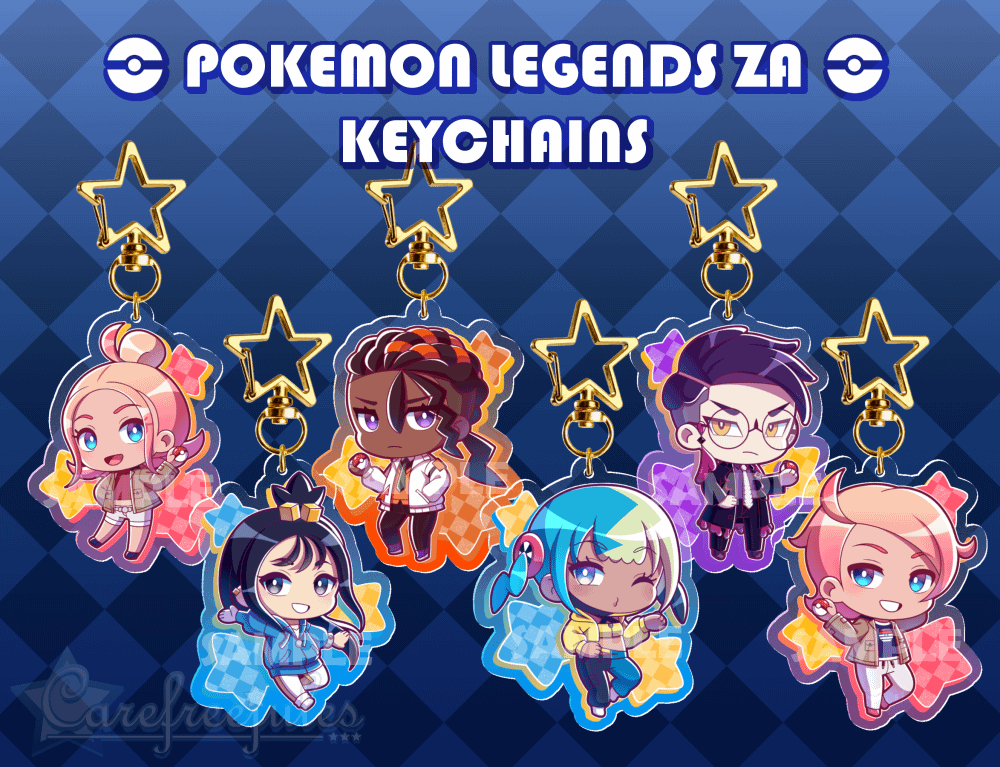 Pokemon Legends ZA Keychains (OC)