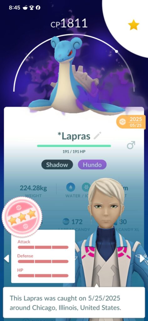 Shadow Lapras Hundo