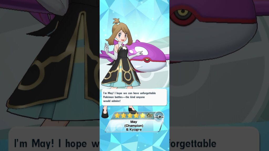 Neo Champion May and Kyogre Finally Arrives! #pokemonmasters