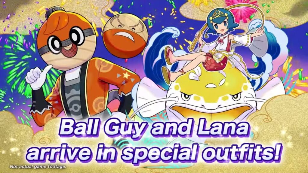 Pokemon Masters EX: Ball Guy & Lana Went Fishing For New Year