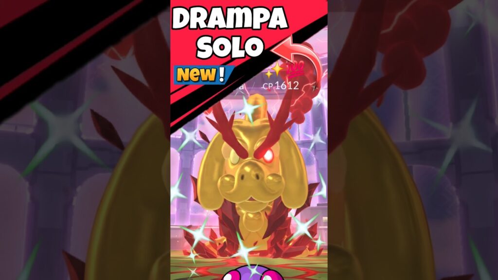 Easy SOLO Dynamax Drampa Raid in Pokemon Go