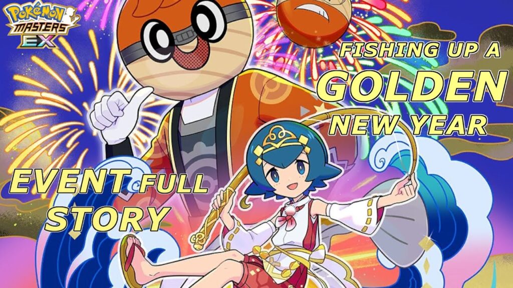Pokemon Masters EX - Fishing Up a Golden New Year FULL Event Story
