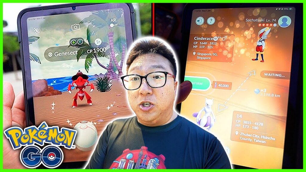 Genesect Raid Hour With Lucky Mewtwo Trade - Pokemon GO