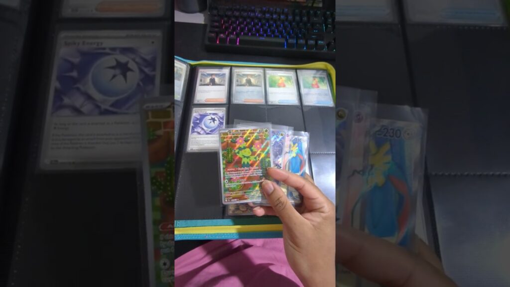 Adding 4 new cards to my Journey Together Masterset!#journeytogether #pokemonmasters #pokemonbinder