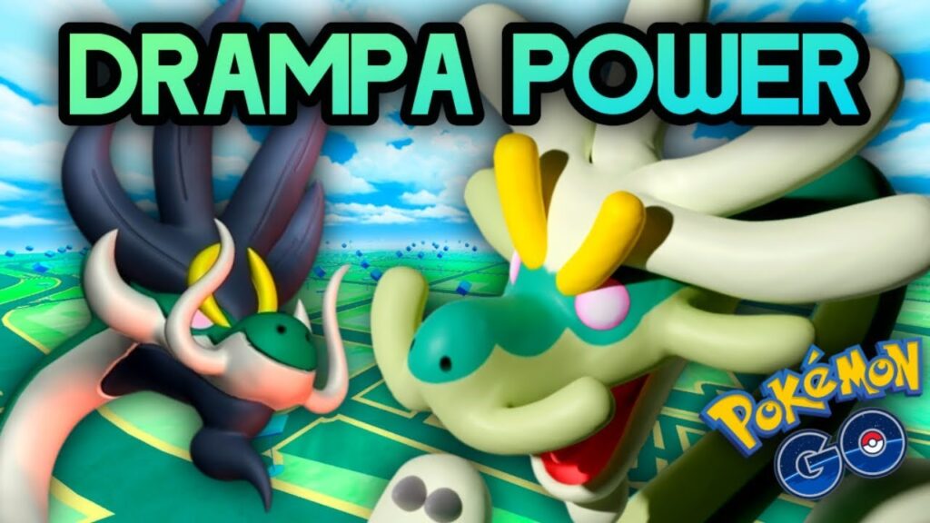 *THE POWER OF DRAMPA DONT MESS W/ THE OLD MAN* Pokemon GO