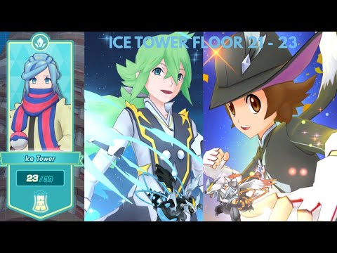 Ice Tower Floor 21 - 23 | Pasio Tower | Pokemon Masters EX