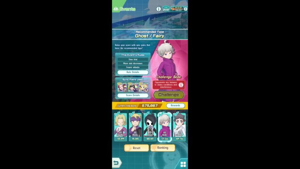 Pokemon Masters - Ghost Fairy HSE (575k pts)