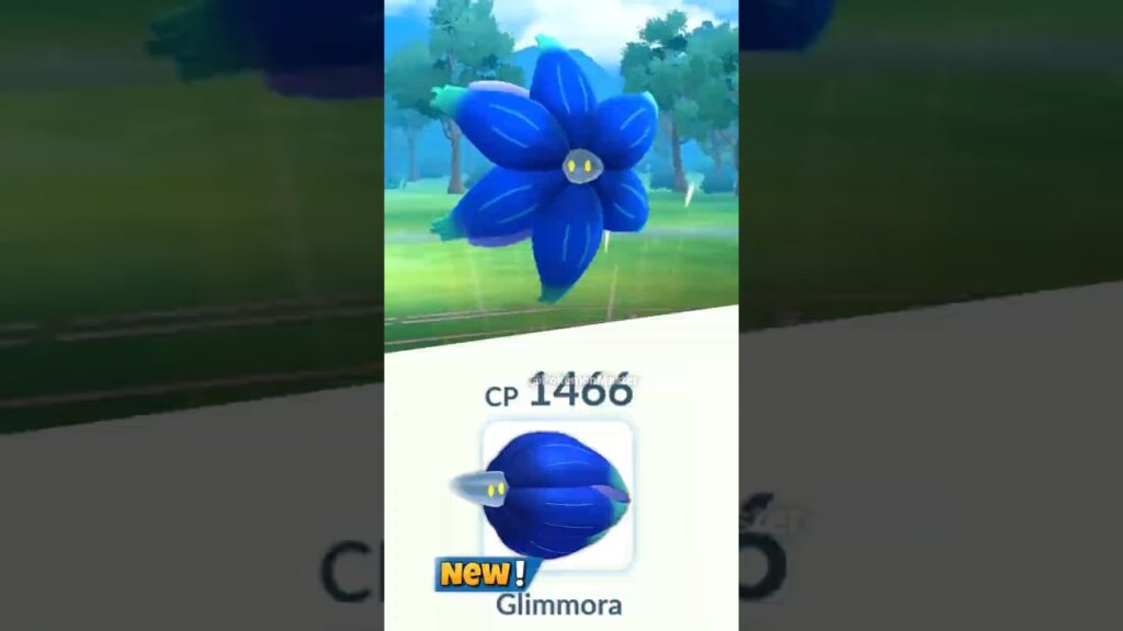 1.1 hp  shadow Glimmora vs grunt In Pokemon GO