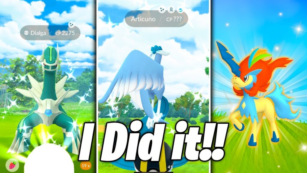 MY BEST SHINY CATCH EVER IN POKEMON GO! FINALLY Getting Resolute Form Keldeo / Dialga Pass Encounter