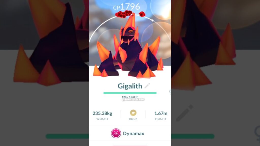 Got *NEW* Dynamax GiGalith family in Pokemon GO.
