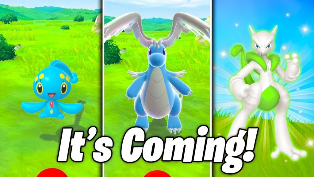 MEGA DRAGONITE IS COMING TO POKEMON GO! SECRET Release / Manaphy Update for GO Fest?