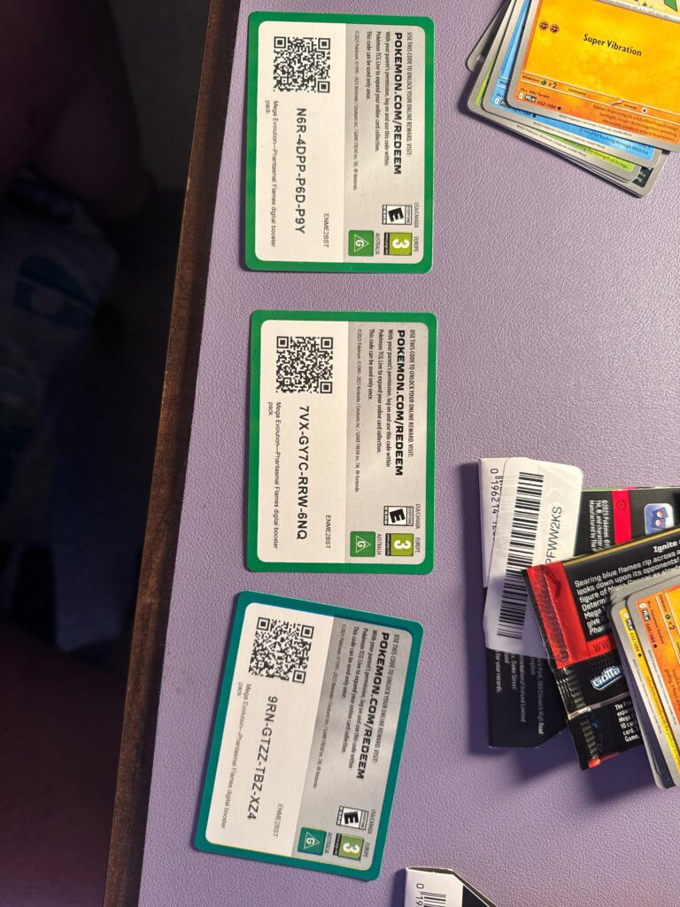 Free pokemon codes