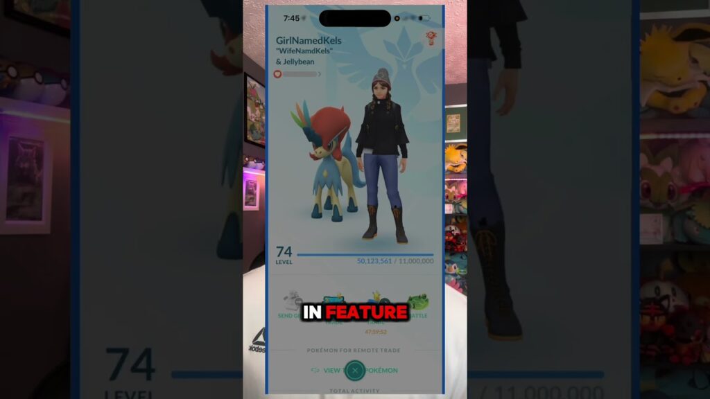 The long awaited remote trading feature in Pokemon go!