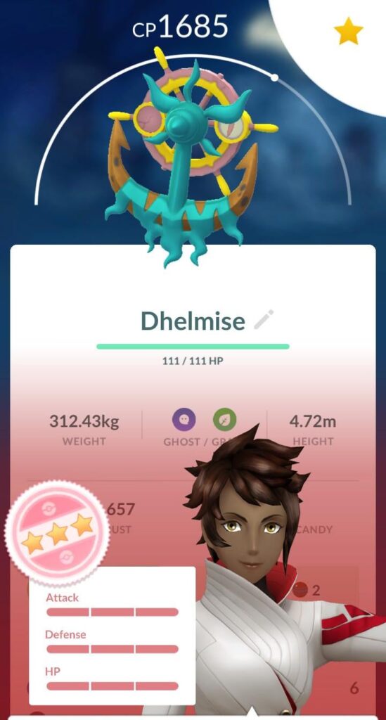 Got a 4* Dhelmise