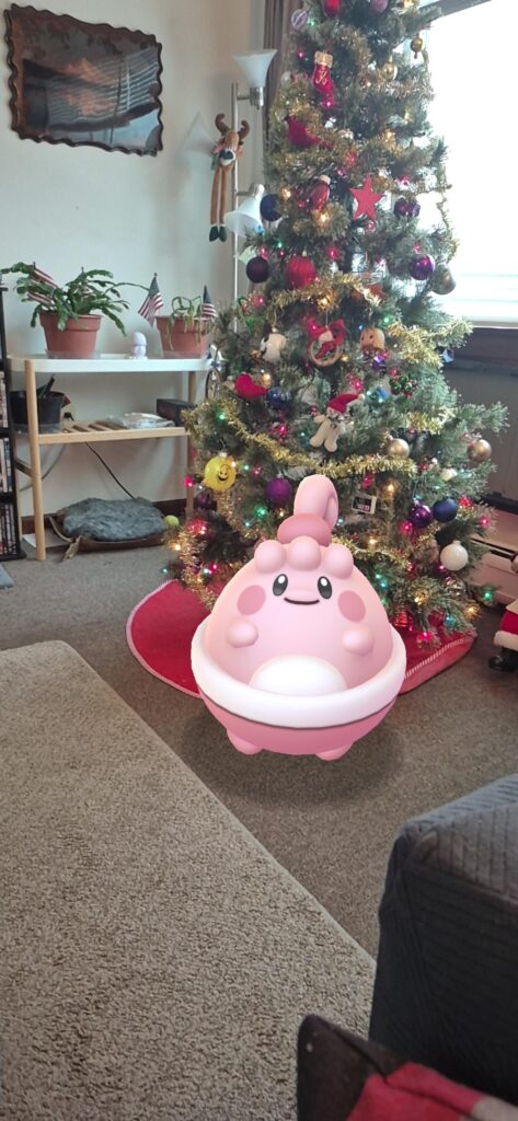 I know it's past christmas, but happy holidays from me and happiny