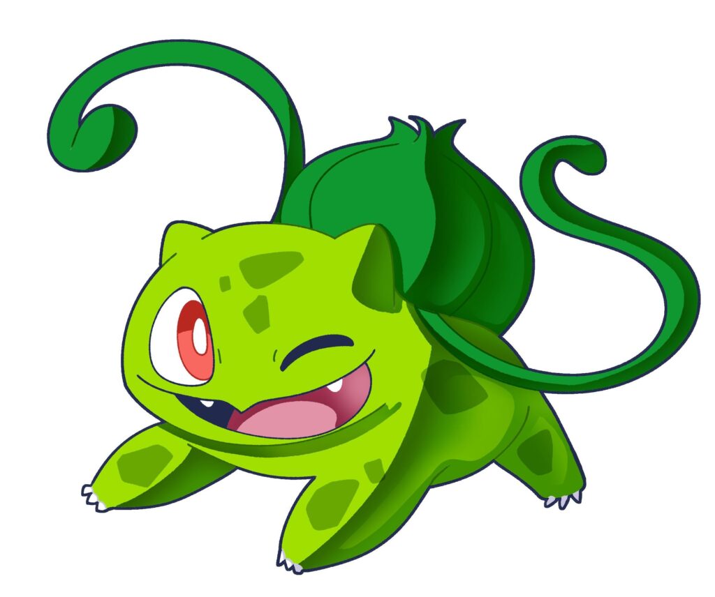 Shiny Bulbasaur art
