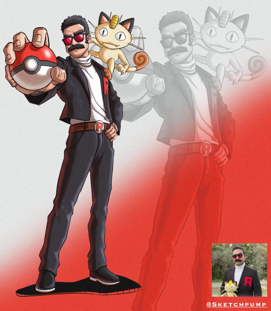 New art, making people and Pokémon trainers ✏️