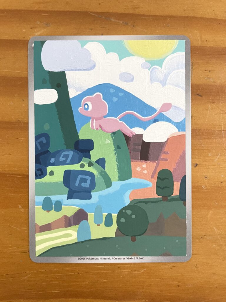 Painted the immersive mew from TCG Pocket!