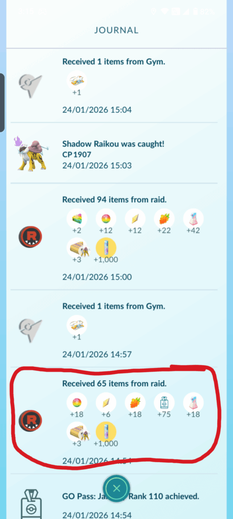 Did a Shadow Raikou raid but never got an option to encounter it. Reached the screen where we get the premier balls but after I clicked "go to encounter" it just brought me back to the home map screen and wasn't able to encounter it.  I got an encounter for the second raid but not for the first one.