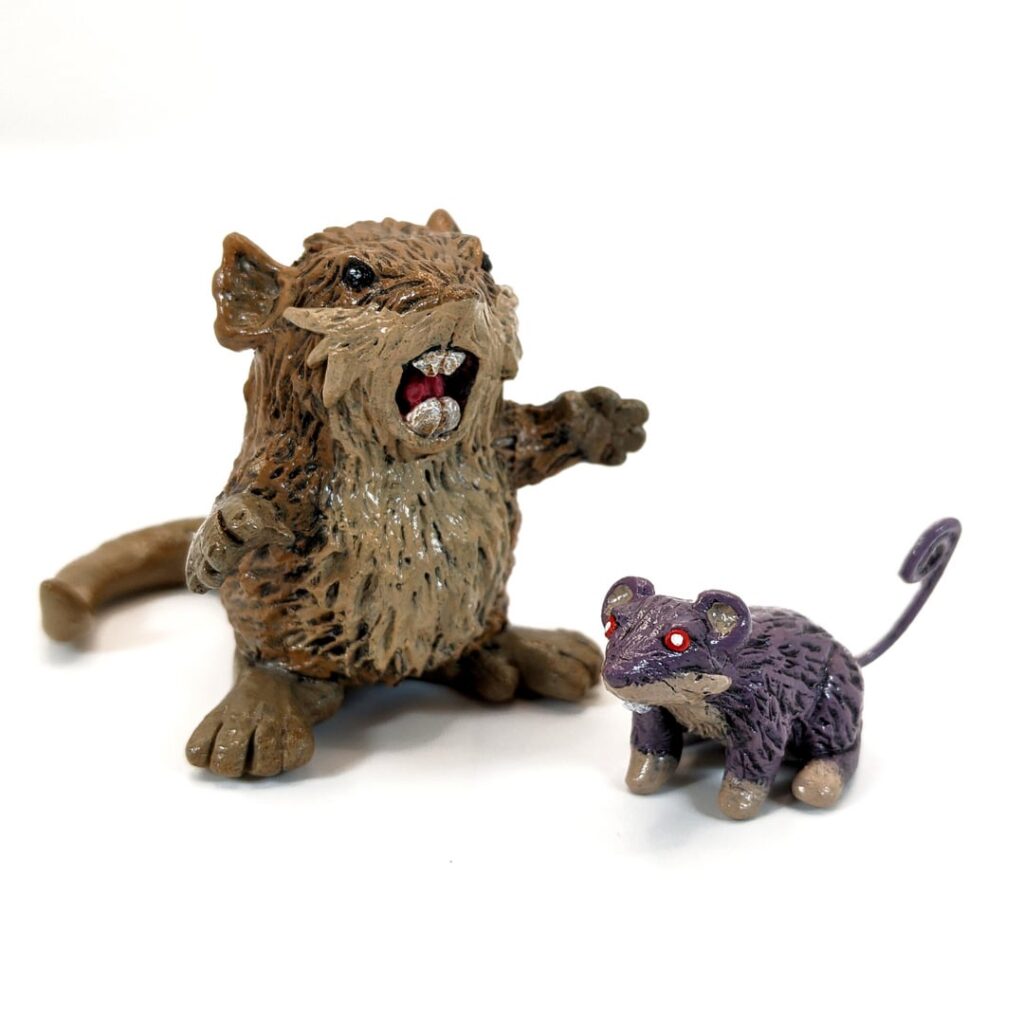 I Made Realistic Pokémon With Polymer Clay: Rattata and Raticate