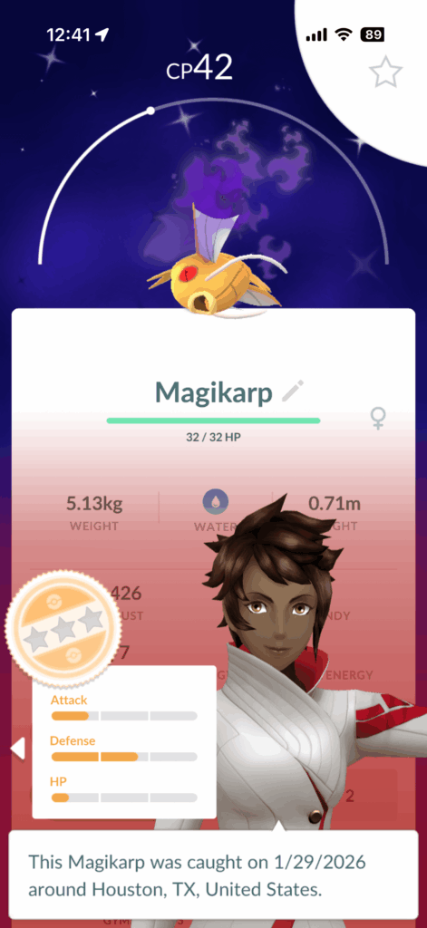 I haven’t played PokeGO in like 5 years, recently got back into my account a couple of weeks ago. I caught this today a d was wondering if its worth the effort to keep it shadow. (I just think red-eyed red Gyrados will look cool)